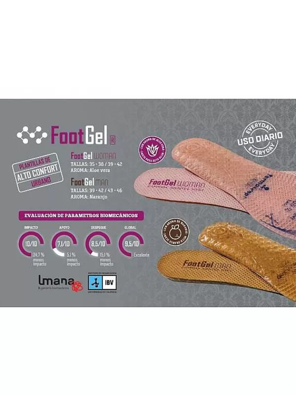 El Rayo Templates<Footgel Plant-Hm - Men'S Insole-Orange