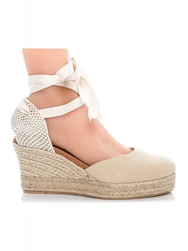 El Rayo Espadrilles<Rayo Nature 6004 - Tied Espadrilles