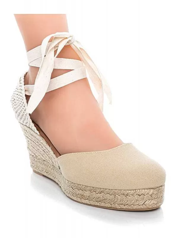 El Rayo Espadrilles<Rayo Nature 6004 - Tied Espadrilles